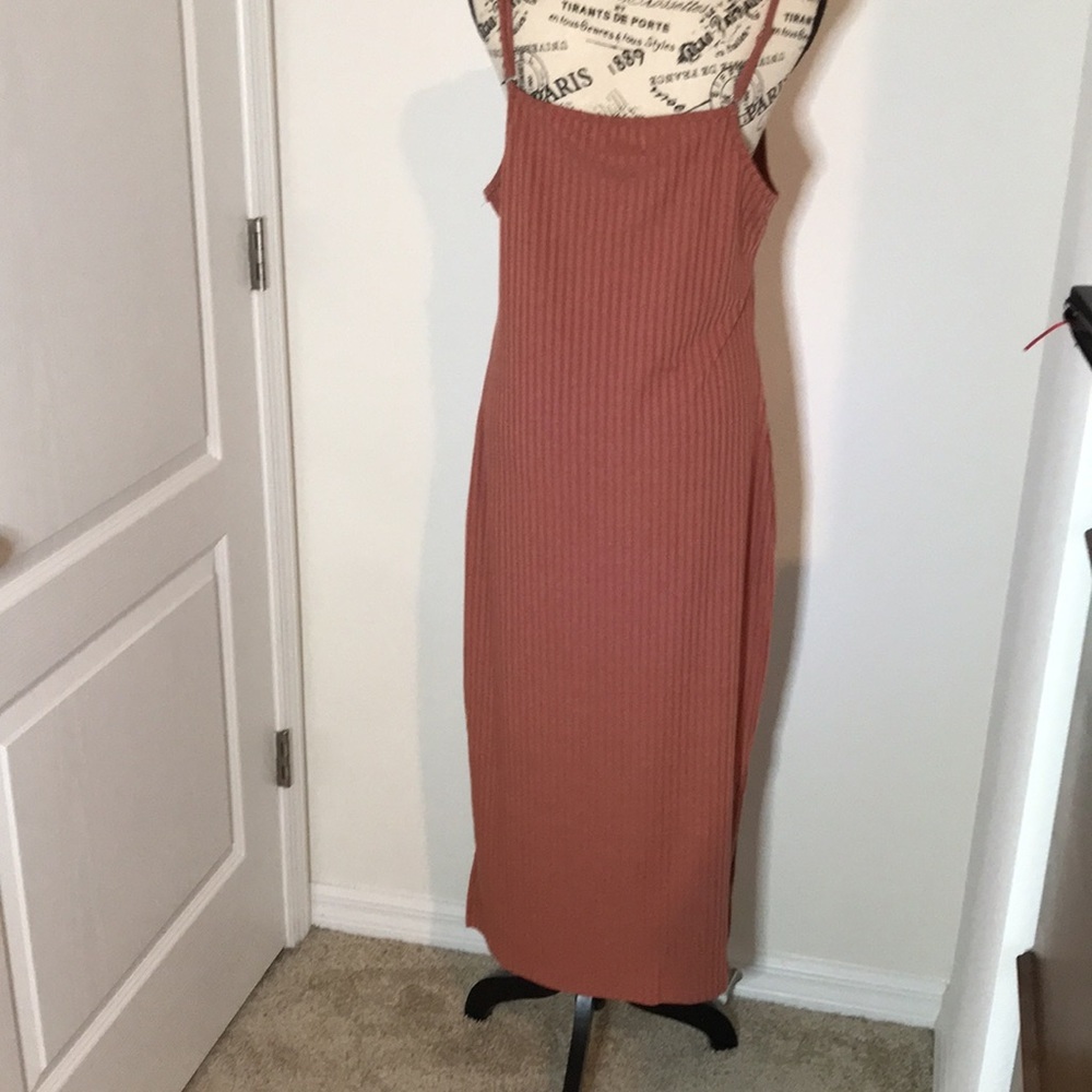 Women Body Con Dress spaghetti Straps TERRACOTTA XLSEXY - Picture 8 of 8